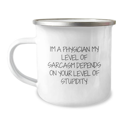 Funny Physician Gifts for Men, Sarcasm Mug for Birthday Unique Gifts from Friends to Family - Image 1