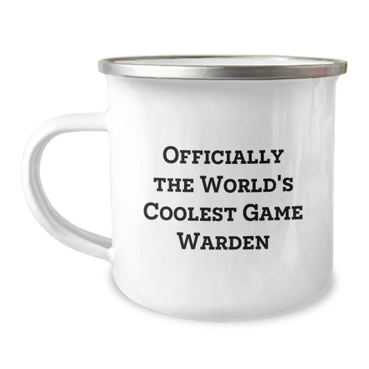 Funny Game Warden Mugs for Men Gifts from Family - Officially The World's Coolest Game Warden, Unique Mother's Day Unique Gifts for Friends and Coworkers - Image 1