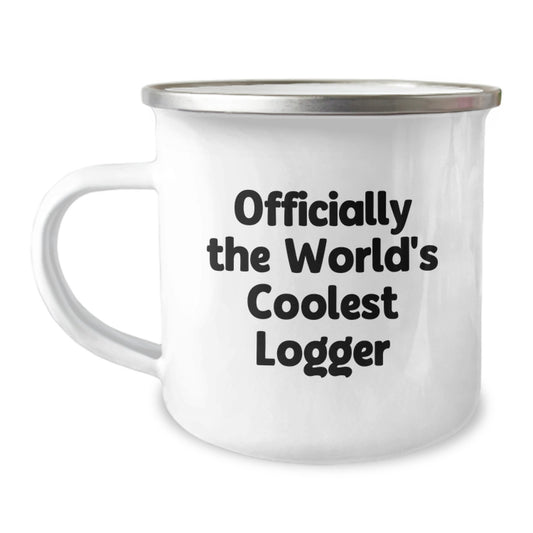 Cozy Logger Gifts for Men Valentine's Unique Camping Mug Officially The World's Coolest Logger from Friends - Image 1