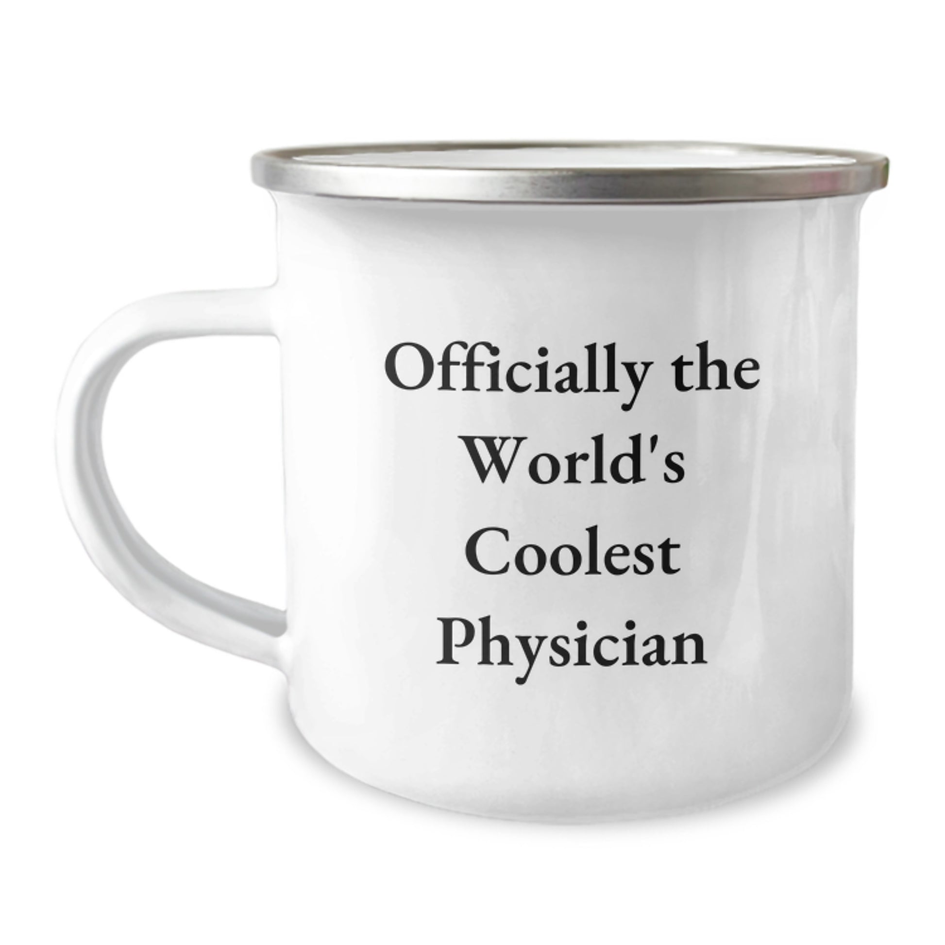 Funny Physician Gifts for Men - 'Officially The World's Coolest Physician', Valentine's Unique Gifts from Friends - Image 1