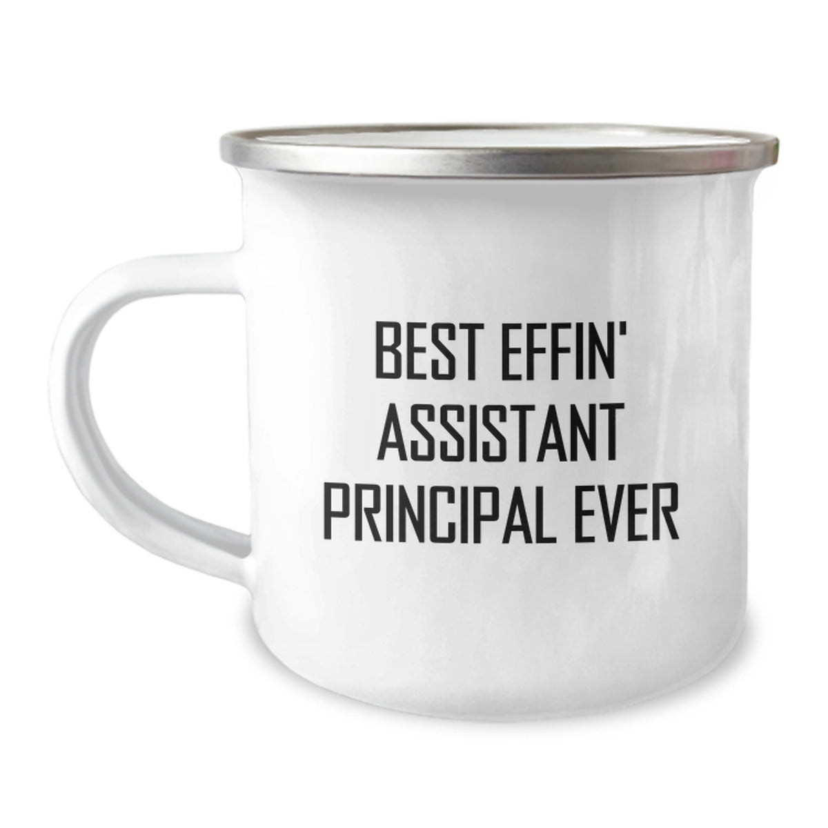Funny Assistant Principal Gifts for Men, Unique Birthday Mugs, 'Best Effin' Assistant Principal Ever' Quote, Camping Mug for Assistant Principals, Gift from Friends - Image 1