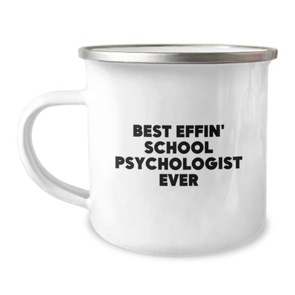 Funny School Psychologist Gifts for Men - Best Effin' School Psychologist Ever, Unique Father's Day Unique Gifts from Friends or Family - Image 1