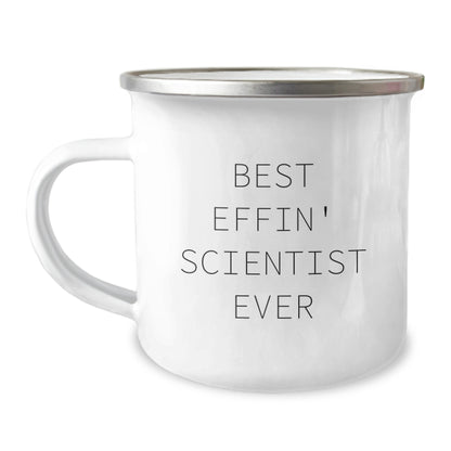 Funny Scientist Gifts for Him, Best Effin' Scientist Ever Camping Mug for Mom on Mother's Day Unique Gifts from Family - Image 1