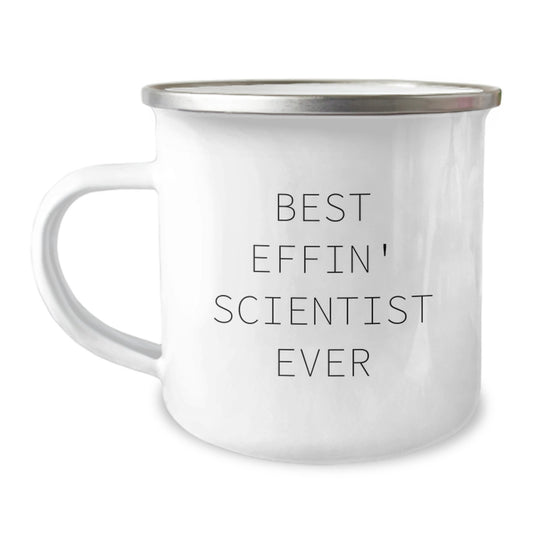 Funny Scientist Gifts for Him, Best Effin' Scientist Ever Camping Mug for Mom on Mother's Day Unique Gifts from Family - Image 1