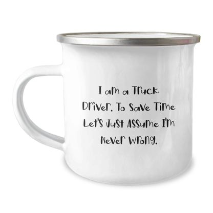 Funny Truck Driver Gifts from Men - Gifts for Truck Driver - Truck Driver Camping Mug on Mother's Day Unique Gifts - Image 1