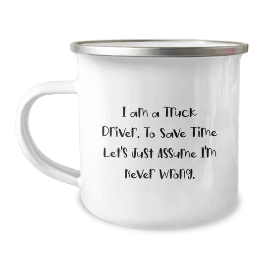 Funny Truck Driver Gifts from Men - Gifts for Truck Driver - Truck Driver Camping Mug on Mother's Day Unique Gifts - Image 1