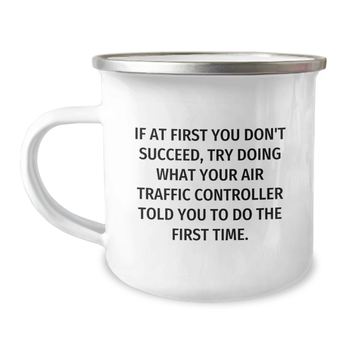 Funny Air Traffic Controller Inspired Camping Mug Gifts from Friends to Men on Valentine's - Image 1
