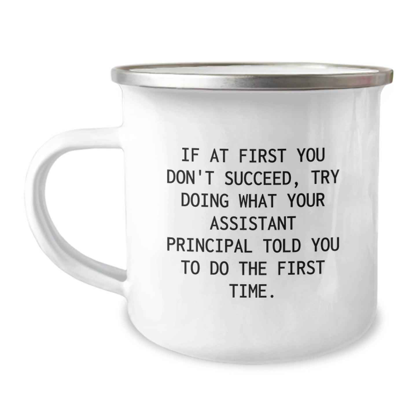 Funny Assistant Principal Quote Gifts for Men, Camping Mug, Perfect Graduation Unique Gifts from Friends to Assistant Principal - Image 1