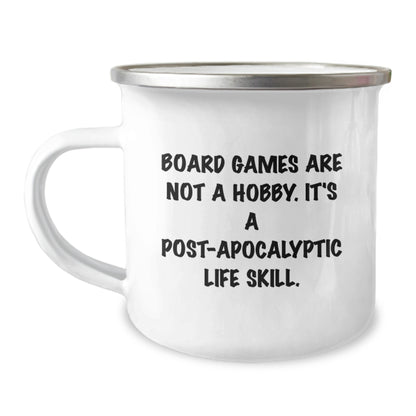 Funny Board Games Camping Mug Gifts for Board Game Lovers from Friends - Unique Graduation Presents - Image 1