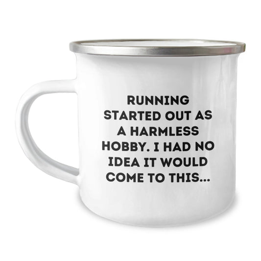 Funny Running Quotes Gifts from Men for Running Friends - Camping Mug - Graduation Unique Gifts - Image 1