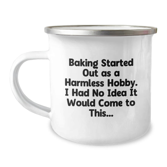 Funny Baking Enthusiast Camping Mug Gifts from Friends for Men Graduation Unique Baking Lovers - Image 1