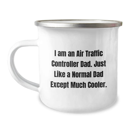 Funny Air Traffic Controller Gifts for Men - I Am An Air Traffic Controller Dad - Unique Birthday Unique Gifts from Dad - Air Traffic Controller Camping Mug - Image 1