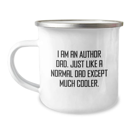 Author Dad Camping Mug Funny Gifts from Men to Graduation Unique Gifts for Author - Image 1