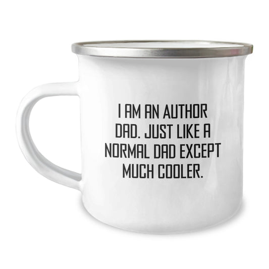 Author Dad Camping Mug Funny Gifts from Men to Graduation Unique Gifts for Author - Image 1