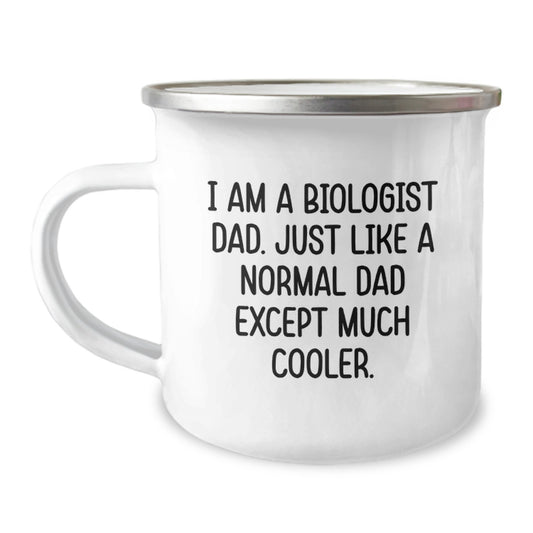 Funny Biologist Dad Gifts from Husband to Son Graduation Unique Camping Mugs for Biologist Lover - Image 1