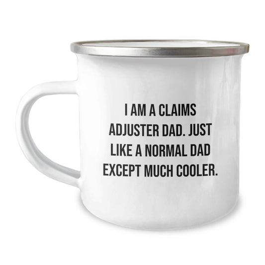 Claims Adjuster Keepsake Camping Mug for Him Birthday Gift - Image 1