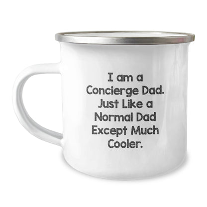 Gifts from Concierge Dads for Graduation Unique Camping Mugs - Funny Dad Quotes, Camping Gear Enthusiast, Dad Life - Image 1