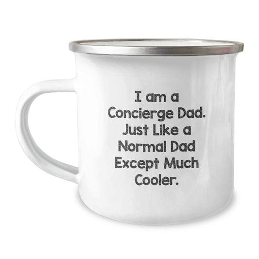 Gifts from Concierge Dads for Graduation Unique Camping Mugs - Funny Dad Quotes, Camping Gear Enthusiast, Dad Life - Image 1