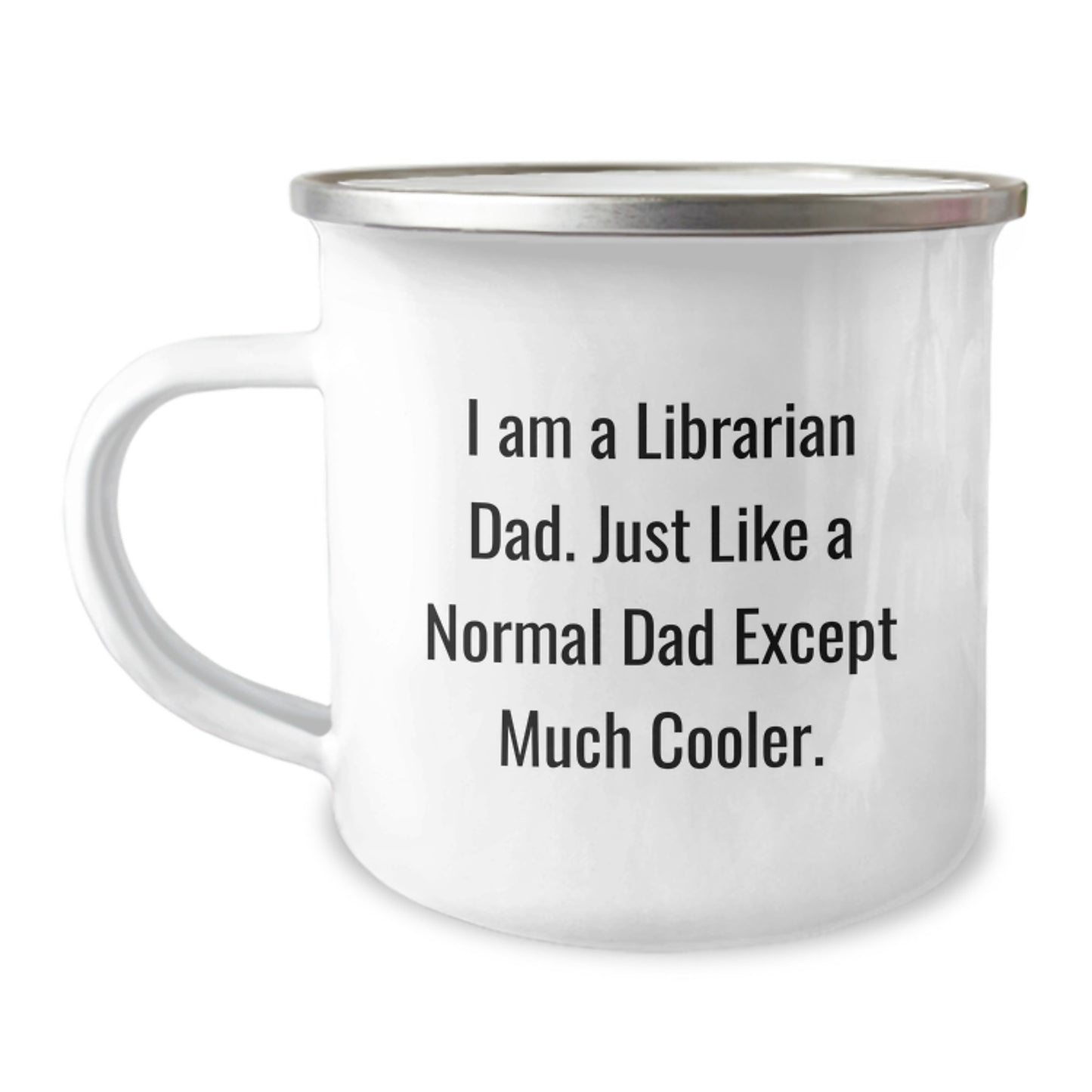 Librarian Keepsake Camping Mug for Him Birthday Gift – Dad Edition - Image 1