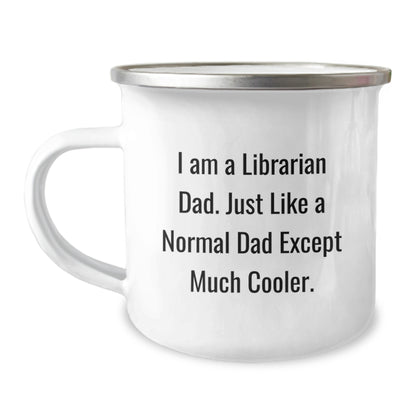 Librarian Keepsake Camping Mug for Him Birthday Gift – Dad Edition - Image 1
