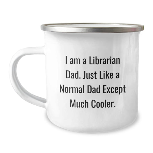 Librarian Keepsake Camping Mug for Him Birthday Gift – Dad Edition - Image 1
