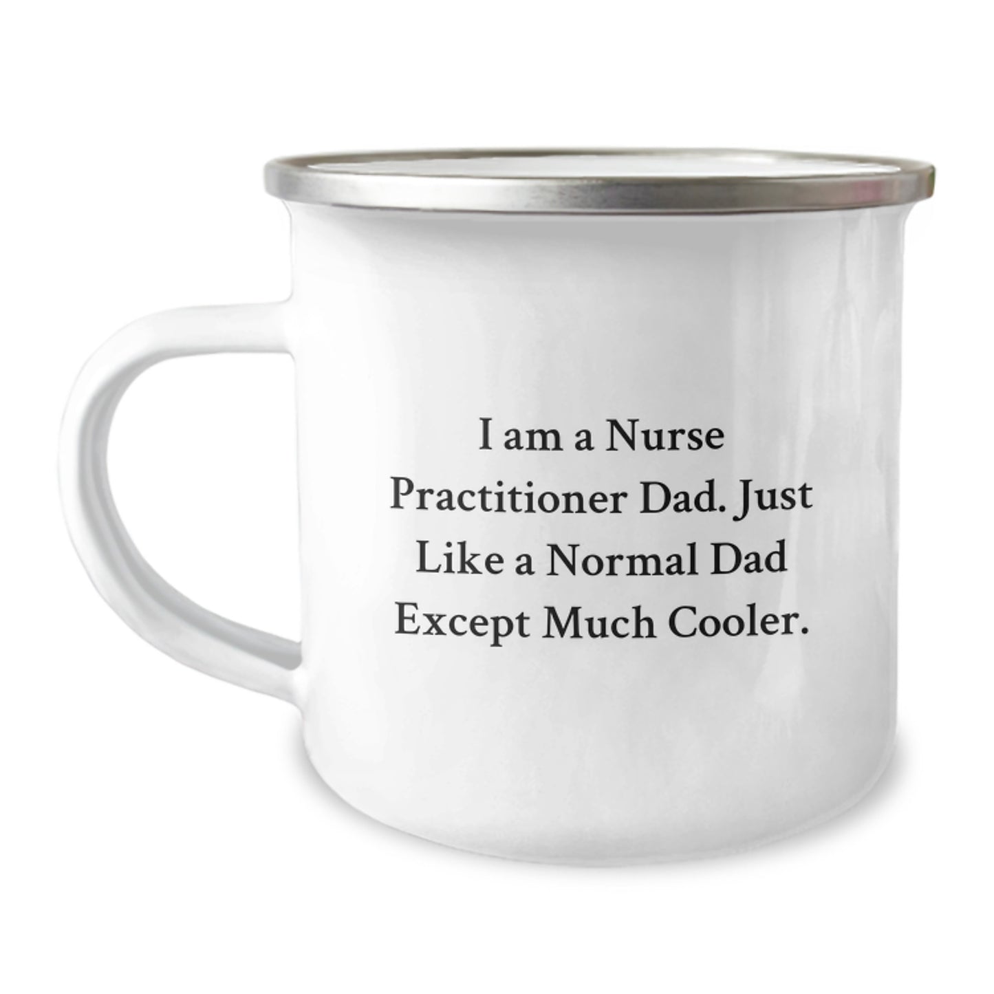 Nurse Practitioner Keepsake Camping Mug Birthday Gift for Him, Cool Dad - Image 1
