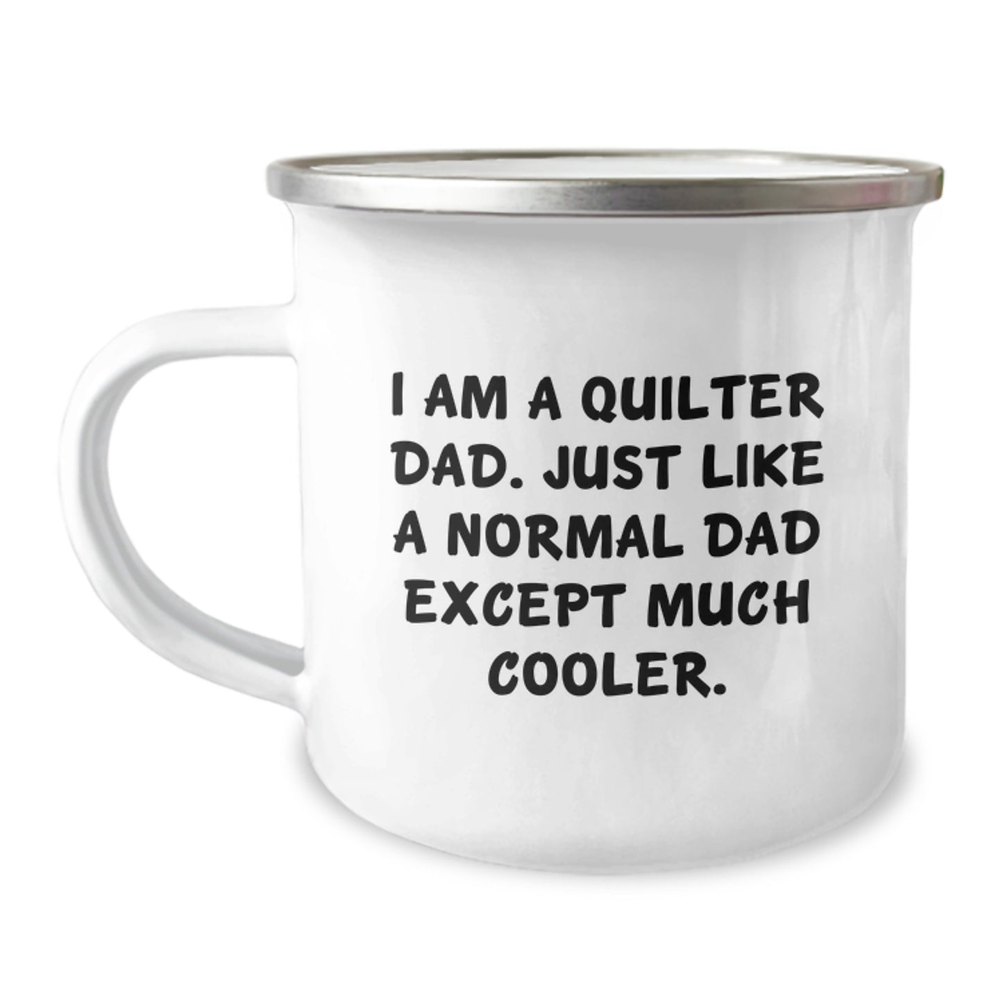 Quilter Keepsake Camping Mug for Him Birthday Gift - Dad Pride - Image 1