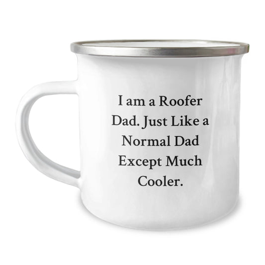 Roofer Keepsake Camping Mug for Him Birthday Gift – Dad Pride and Humor - Image 1