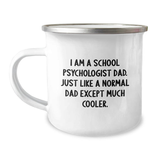 School Psychologist Keepsake Camping Mug for Him Birthday Gift – Cool - Image 1