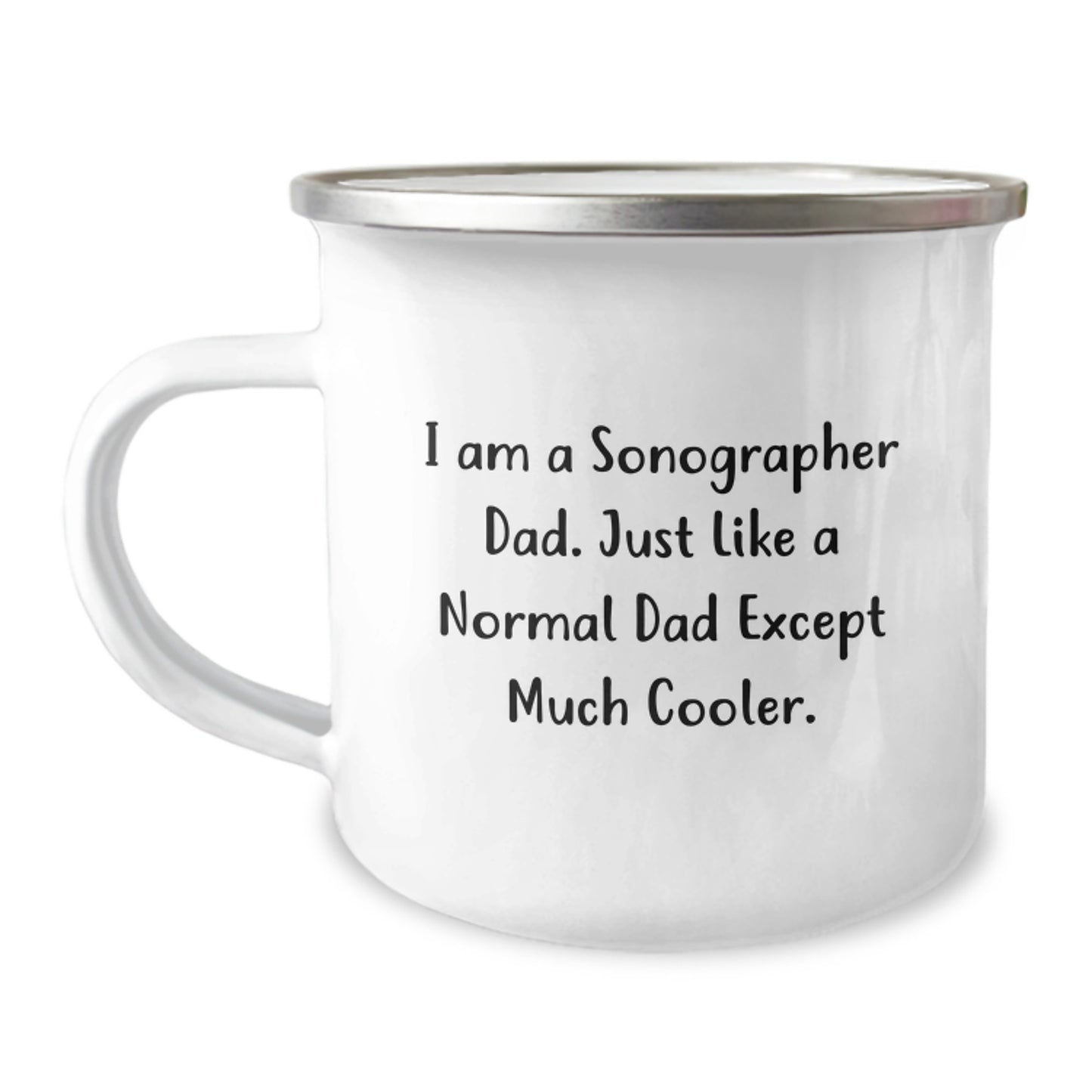 Sonographer Keepsake Camping Mug for Him Birthday Gift Cool Dad - Image 1