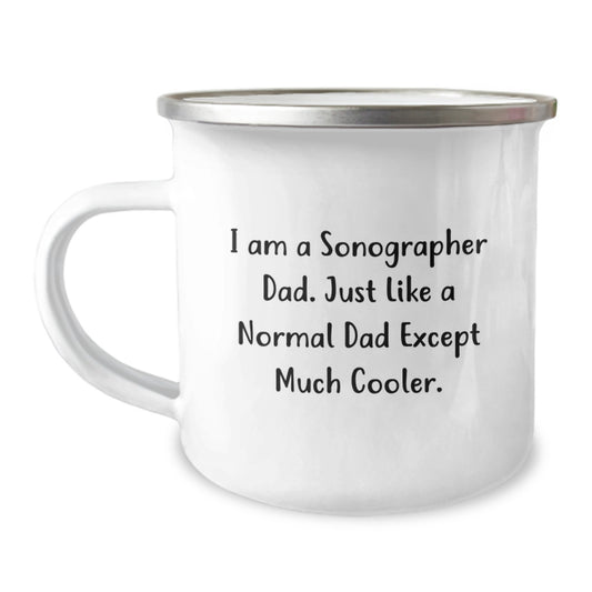 Sonographer Keepsake Camping Mug for Him Birthday Gift Cool Dad - Image 1
