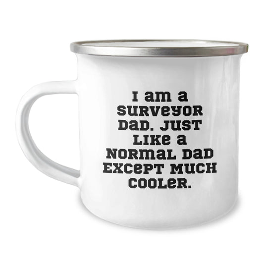 Surveyor Keepsake Camping Mug Birthday Gift for Him Dad Cool - Image 1