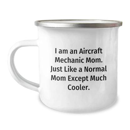 Aircraft Mechanic Keepsake Camping Mug for Him Birthday Gift - Cool - Image 1