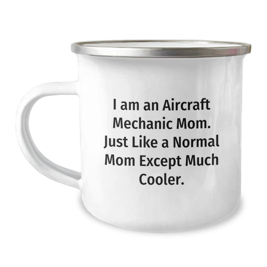 Aircraft Mechanic Keepsake Camping Mug for Him Birthday Gift - Cool - Image 1