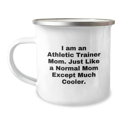 Funny Athletic Trainer Mom Gifts for Graduation - Camping Mug for Her from Family - Inspirational Quote - Image 1