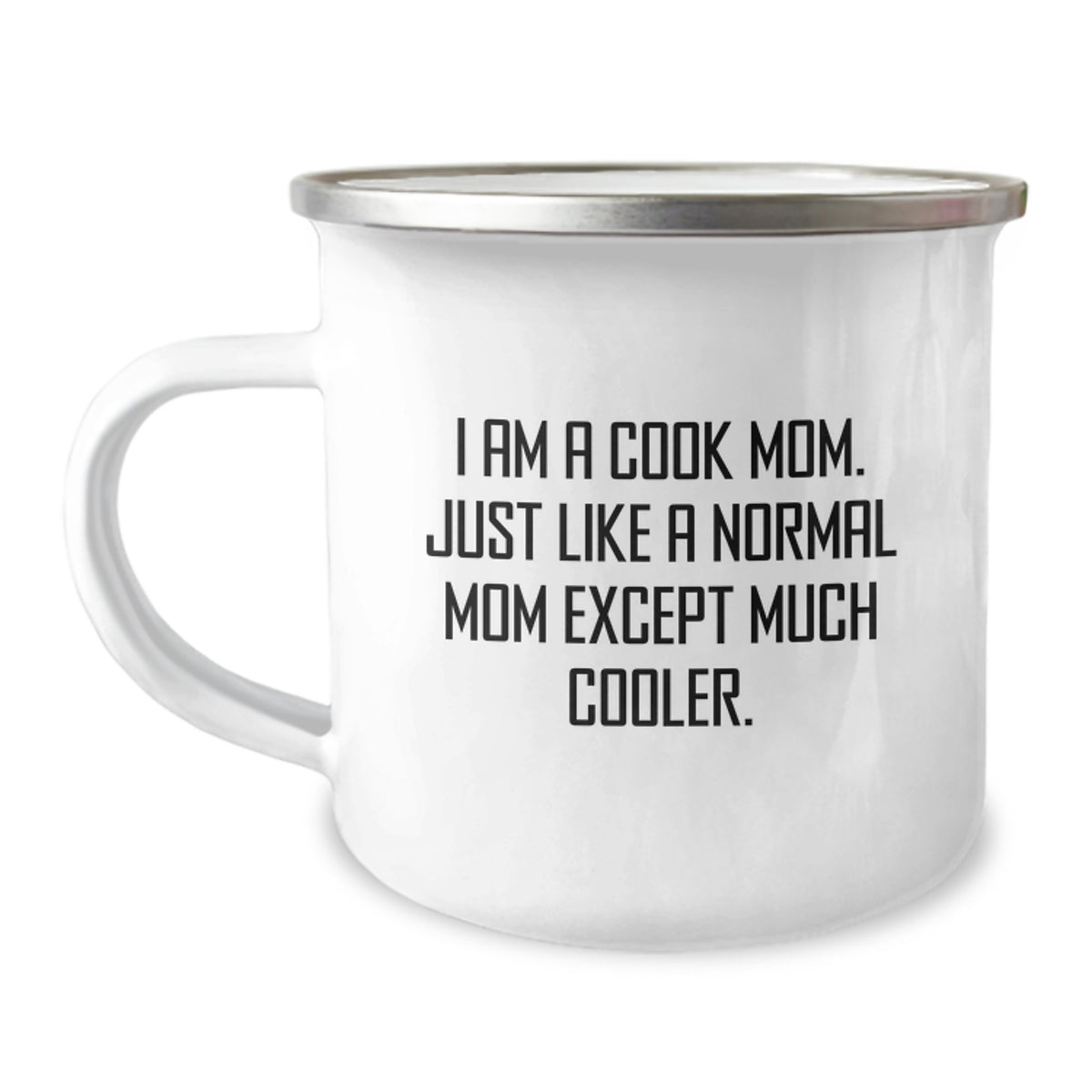 Birthday Gift Camping Mug for Her I Am A Cook Mom Present - Image 1