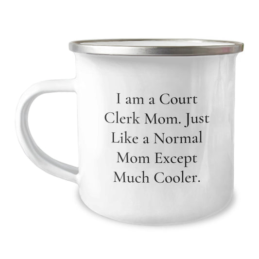 Funny Court Clerk Gifts for Men - Court Clerk Camping Mug with Inspirational Quote - Gifts from Mom for Graduation Unique Gifts - Image 1
