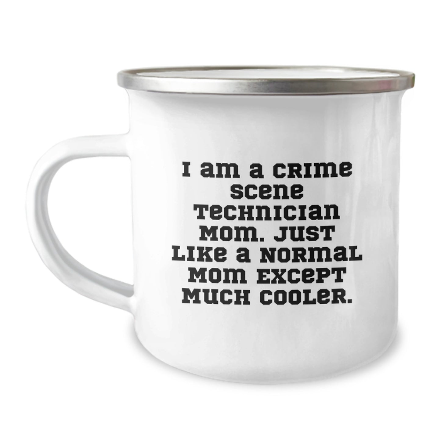 Crime Scene Technician Keepsake Camping Mug for Him Birthday Gift - Image 1
