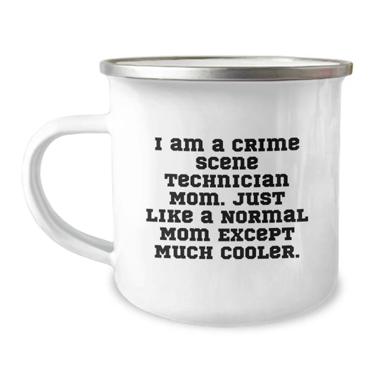 Crime Scene Technician Keepsake Camping Mug for Him Birthday Gift - Image 1