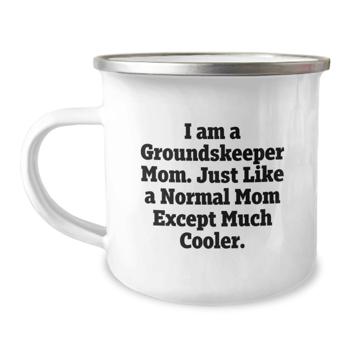 Funny groundskeeper Gifts for groundskeeper Mom - Camping Mug with Inspirational Quote, Gifts from Mom to Daughter for groundskeeper Graduation - Image 1