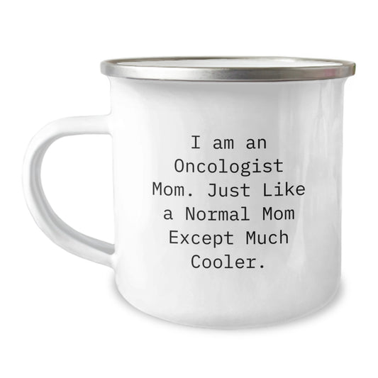 Oncologist Keepsake Camping Mug Birthday Gift for Him, Cool Edition - Image 1