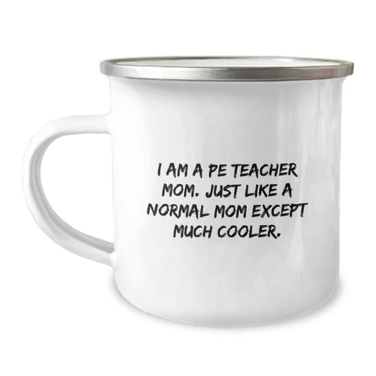 Birthday Gift for Her PE Teacher Camping Mug Present - Image 1
