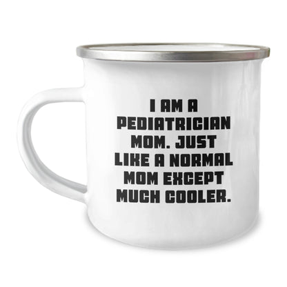 Funny Pediatrician Mom Camping Mug Gifts for Pediatrician Friends - Unique Graduation Celebration - Image 1