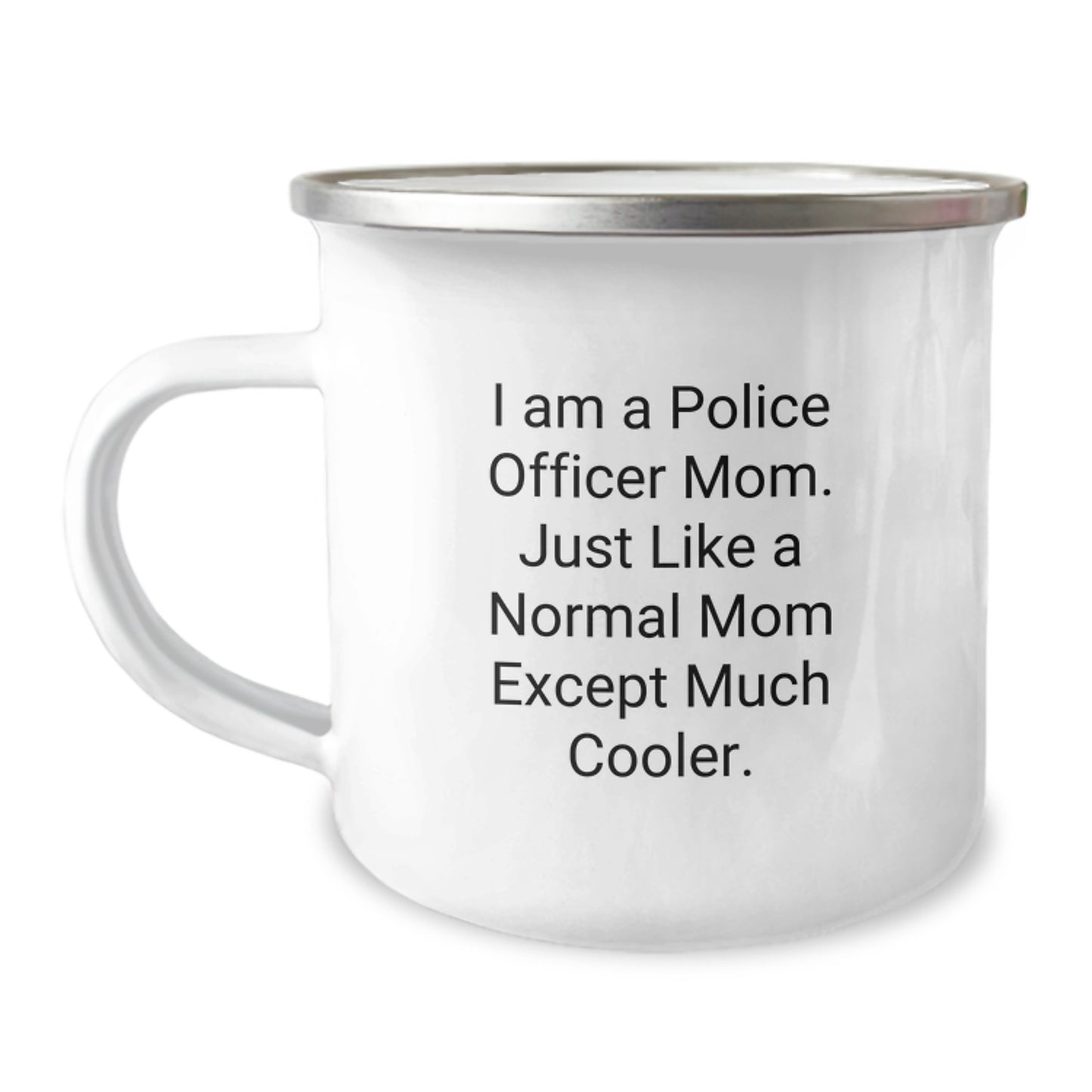 Police Officer Keepsake Camping Mug for Him Birthday Gift - Image 1