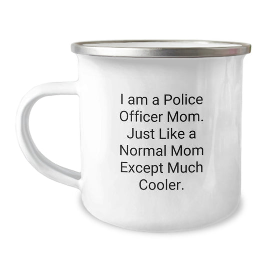 Police Officer Keepsake Camping Mug for Him Birthday Gift - Image 1