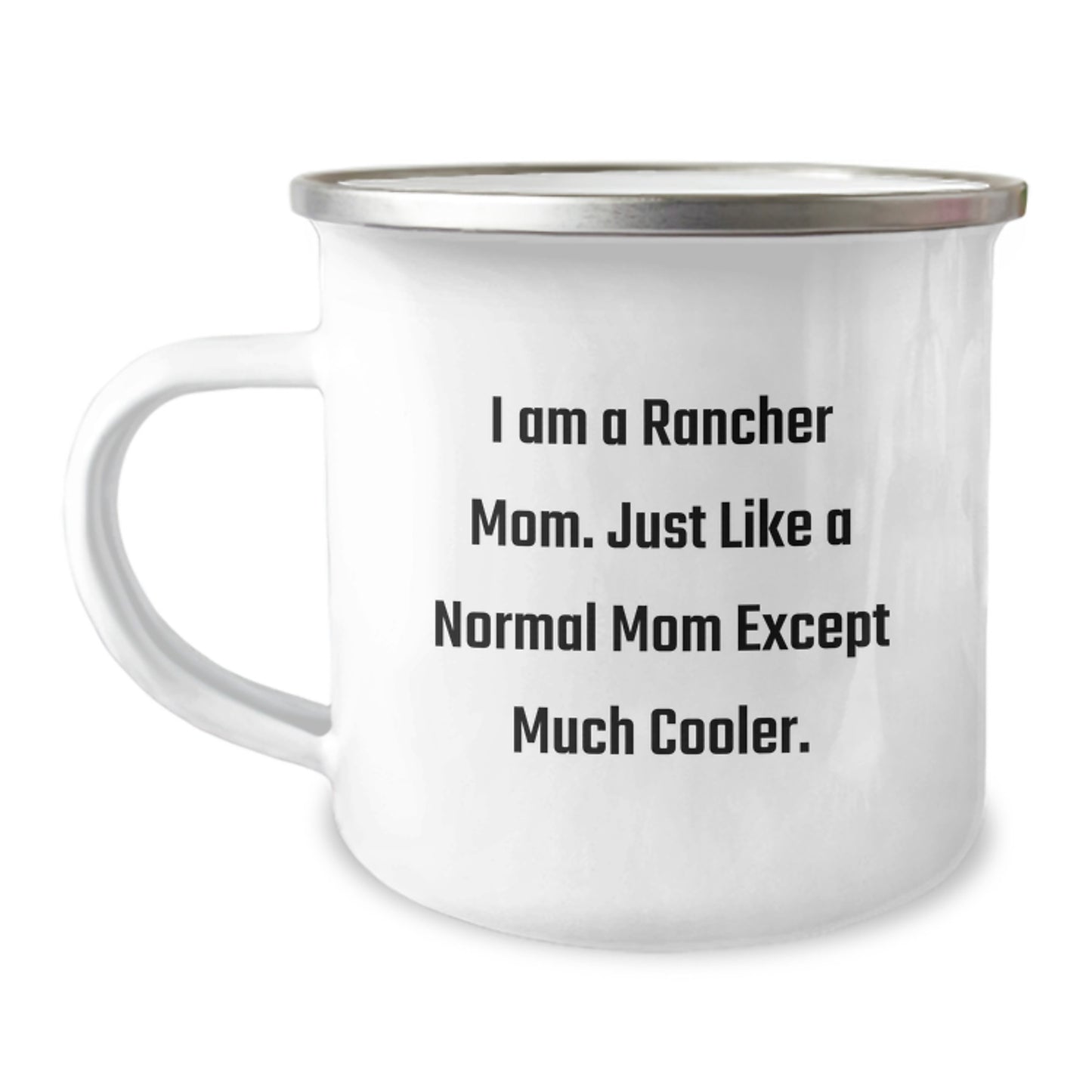 Rancher Keepsake Camping Mug for Him Birthday Gift Stainless Steel 12oz - Image 1