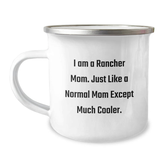 Rancher Keepsake Camping Mug for Him Birthday Gift Stainless Steel 12oz - Image 1