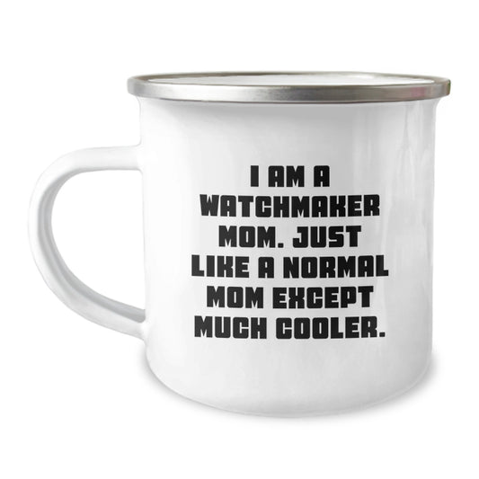 Watchmaker Keepsake Camping Mug Birthday Gift for Him - Image 1