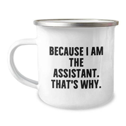 Assistant Keepsake Camping Mug for Him Birthday Gift Stainless Steel - Image 1