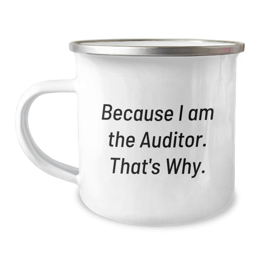 Auditor Camping Mug Novelty Birthday Humor Fun Gift for Friends - Image 1